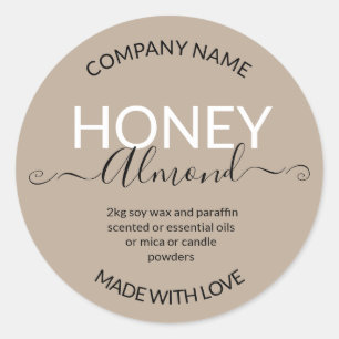 Personalized Homemade Candles Label