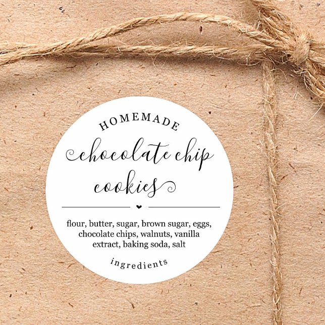 Personalized Homemade Food Sticker (Creator Uploaded)