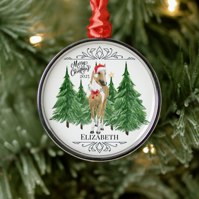 Personalized Horse Christmas Ornament Keepsake (Tree)