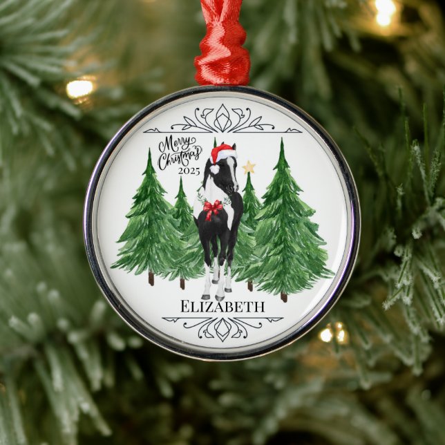 Personalized Horse Christmas Ornament Keepsake (Tree)