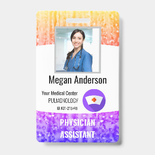 Personalized Hospital Employee Photo ID Badge