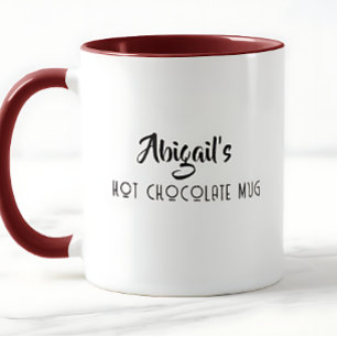 Personalized Hot Chocolate Mug