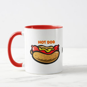 Personalized Hot Dog Mug