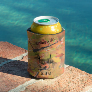 Personalized Hunting Is Life Buck and Rifle Can Cooler