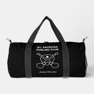 Personalized Hurling / Camogie (Black) Gear Duffle Bag
