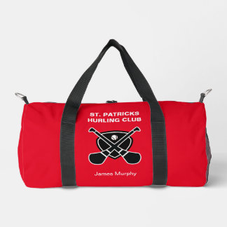 Personalized Hurling / Camogie (Red) Gear Duffle Bag
