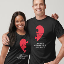 PERSONALIZED I am his / her missing piece couple