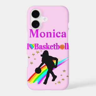 PERSONALIZED I LOVE BASKETBALL IPHONE CASE