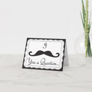 PERSONALIZED, I Mustache You (for the ladies)* Invitation