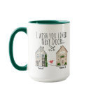 Personalized I Wish You Lived Next Door Gift Mug