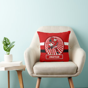 Personalized Ice Hockey player Cushion