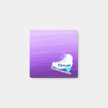 Personalized Ice Skating Design Purple Ombre