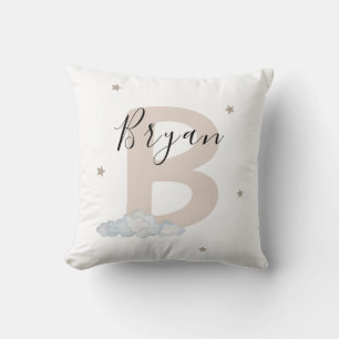 Personalized Initial Pillow for Boys Custom Name
