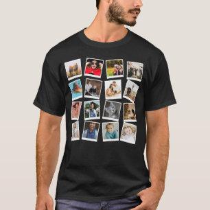personalized instagram Modern photo collage  T-Shirt