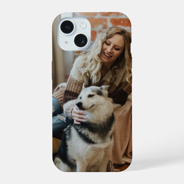 Personalized iPhone Case with Custom Photo (Back)