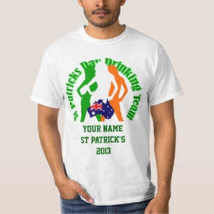 Personalized Irish american St Patrick's day T-Shirt