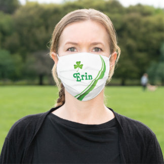 Personalized Irish themed face mask