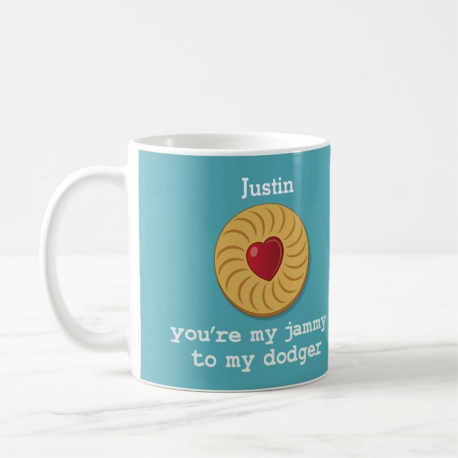 Personalized Jammy Dodger Mug (Left)