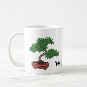 Personalized Japanese Bonsai Tree Coffee Mug