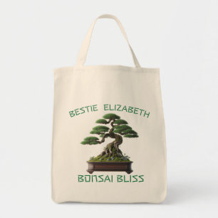 Personalized Japanese Bonsai Tree Orintal Art  Tote Bag