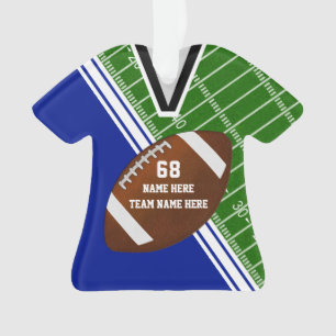 Personalized Jersey Football Ornaments Your COLORS