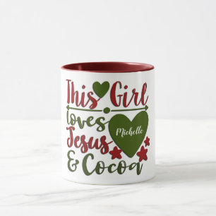 Personalized Jesus And Hot Cocoa Mug