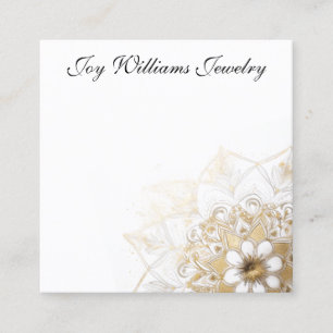 Personalized Jewelry Earring Card