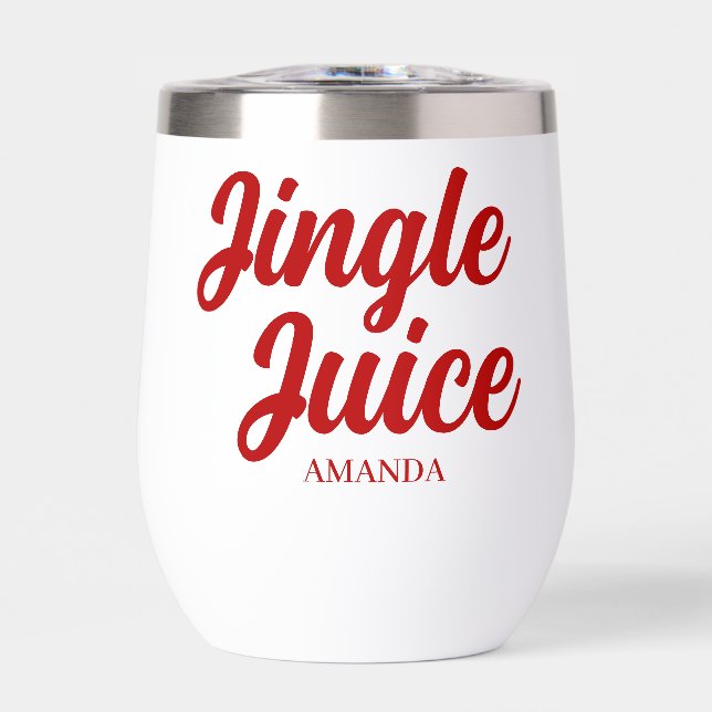 Personalized Jingle Juice Funny Wine Christmas (Front)