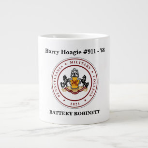 + PERSONALIZED JUMBO White 20 oz  Mug w/PMC SEAL