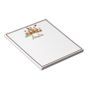 Personalized Kid's animals  Notepad