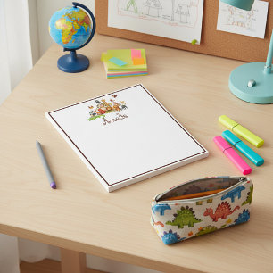 Personalized Kid's animals  Notepad