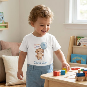 Personalized Kids Birthday T-Shirt, Custom Name Baby T-Shirt