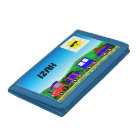PERSONALIZED KIDS BOYS WALLET, TRAIN WALLET