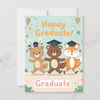 Personalized Kids Graduation Card