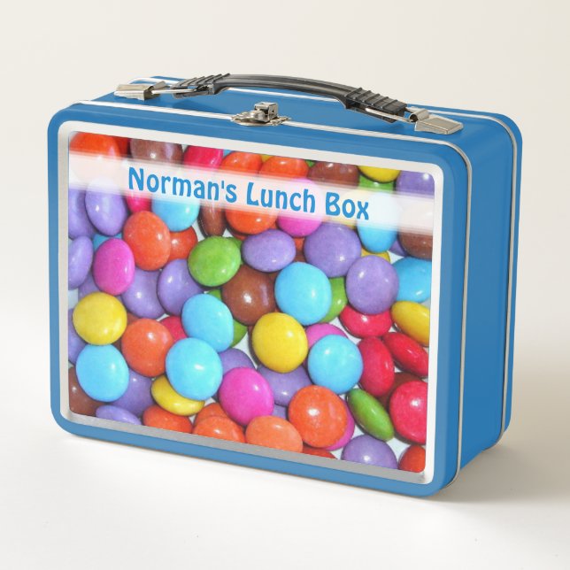 Personalized Kids' Pick and Mix Candy Metal Lunch Box (Front)