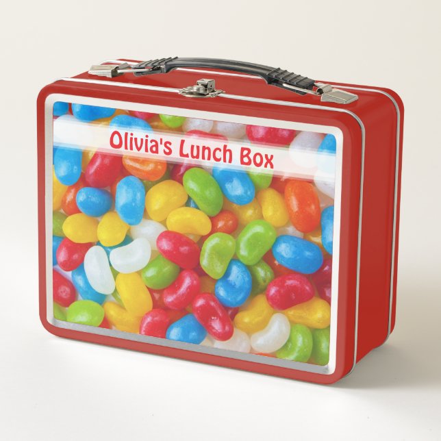 Personalized Kids' Pick and Mix Candy Metal Lunch Box (Front)