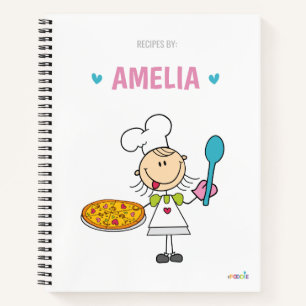 Personalized kids recipe book