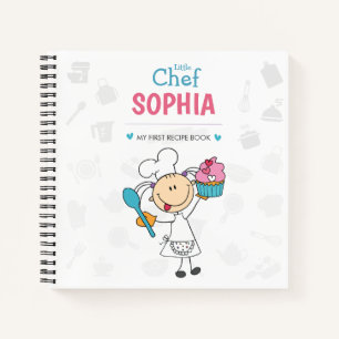 Personalized Kids Recipe Notebook – Little Chef