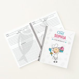Personalized Kids Recipe Notebook – Little Chef