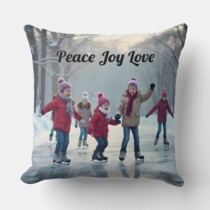 Personalized Kids Skating 2 Cushion