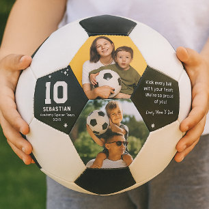 Personalized Kids Soccer Photo and Custom Message Ball