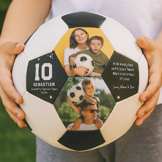 Personalized Kids Soccer Photo and Custom Message Ball