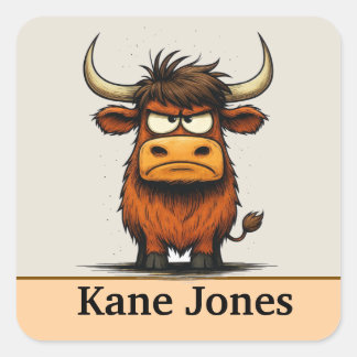 Personalized kids stickers colorful