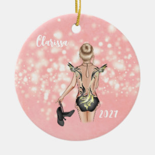 Personalized Kids Tap Dancer Christmas Ornament