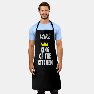 Personalized KING OF THE KITCHEN Mens Apron