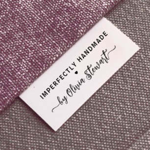 Personalized Labels for Handmade Items Grosgrain Ribbon