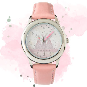 Personalized Lace Bunny Kids' Watch