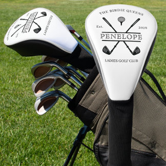 Personalized Ladies Golf Club Name Golf Head Cover
