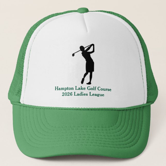 Personalized Ladies Golf League Hat (Front)