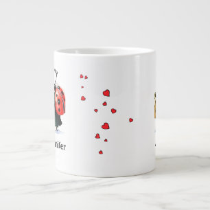 Personalized Ladybug Couple Mug